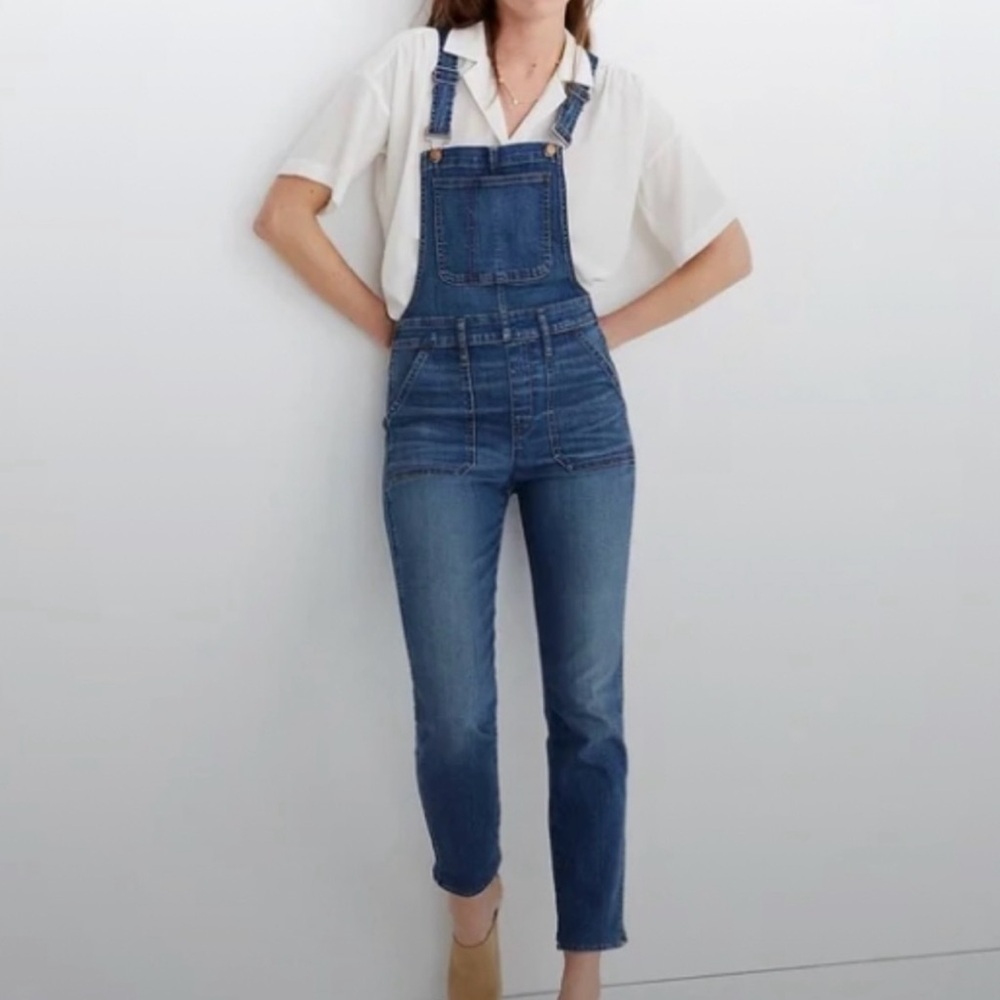 Madewell skinny Women's Blue Denim Overalls size small